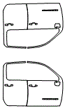 Door Kit pattern for the 2021 GMC Sierra