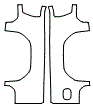 Outer Bed Panel Kit pattern for the 2021 GMC Sierra