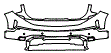 Bumper Kit pattern for the 2022 GMC Sierra 1500 (New Generation)