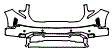 Bumper Kit pattern for the 2022 GMC Sierra 1500 (New Generation)