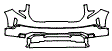 Bumper Kit pattern for the 2022 GMC Sierra 1500 (New Generation)