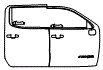 Door Kit pattern for the 2022 GMC Sierra 1500 (New Generation)