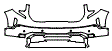 Bumper Kit pattern for the 2022 GMC Sierra 1500 (New Generation)