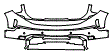 Bumper Kit pattern for the 2022 GMC Sierra 1500 (New Generation)