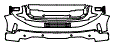 Bumper Kit pattern for the 2022 GMC Sierra 1500 (New Generation)