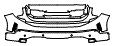 Bumper Kit pattern for the 2022 GMC Sierra 1500 (New Generation)