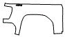 Outer Bed Panel Kit pattern for the 2022 GMC Sierra 1500 (New Generation)