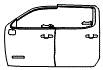 Door Kit pattern for the 2022 GMC Sierra 1500 (New Generation)