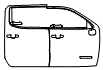 Door Kit pattern for the 2022 GMC Sierra 1500 (New Generation)