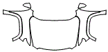 Full Fender, Full Hood and Mirror Kit pattern for the 2020 GMC Acadia