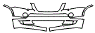 Bumper Kit pattern for the 2011 GMC Acadia