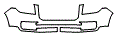 Bumper Kit pattern for the 2013 GMC Acadia