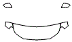 Hood, Fender and Mirror Kit pattern for the 2018 GMC Terrain