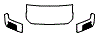 Upper Hood Kit pattern for the 2026 GMC Hummer EV