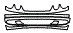 Bumper kit pattern for the 1998 Mercedes Benz CLK320