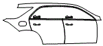 Door and Rear Fender Kit pattern for the 2026 Mercedes Benz GLE SUV