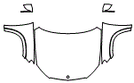 Full Hood, Fender and Mirror Kit pattern for the 2026 Mercedes Benz GLE Coupe