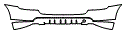 Rear Bumper Kit pattern for the 2007 Mercedes Benz ML500