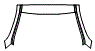 Roof and A-Pillar Kit pattern for the 2016 Mercedes Benz GLE Coupe
