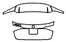 Trunk Lid Kit pattern for the 2020 Mercedes Benz GLE SUV