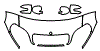 Hood, Fender and Mirror Kit pattern for the 2003 Mercedes Benz ML55