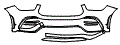 Bumper Kit pattern for the 2022 Mercedes Benz GLE SUV