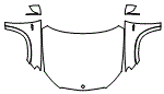 Full Hood, Fender and Mirror Kit pattern for the 2022 Mercedes Benz GLE SUV