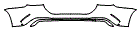 Rear Bumper Kit pattern for the 2026 Mercedes Benz GLE Coupe