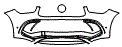 Bumper Kit pattern for the 2026 Mercedes Benz GLE Coupe