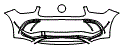 Bumper Kit pattern for the 2026 Mercedes Benz GLE Coupe
