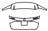 Trunk Lid Kit pattern for the 2026 Mercedes Benz GLE SUV