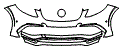 Bumper Kit pattern for the 2018 Mercedes Benz GLE SUV