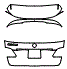 Trunk Lid Kit pattern for the 2018 Mercedes Benz GLE SUV