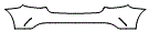 Rear Bumper Kit pattern for the 2016 Mercedes Benz GLE Coupe