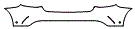 Rear Bumper Kit pattern for the 2016 Mercedes Benz GLE Coupe