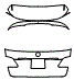 Trunk Lid Kit pattern for the 2018 Mercedes Benz GLE SUV