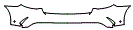 Rear Bumper Kit pattern for the 2016 Mercedes Benz GLE Coupe