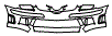Bumper Kit pattern for the 2010 Mercedes Benz SLK55
