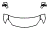 Hood, Fender and Mirror Kit pattern for the 2020 Mercedes Benz SLC Roadster