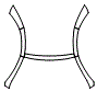 Roof and A-Pillar Kit pattern for the 2020 Mercedes Benz SLC Roadster