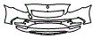 Bumper Kit pattern for the 2020 Mercedes Benz SLC Roadster