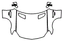 Full Hood, Fender and Mirror Kit pattern for the 2020 Mercedes Benz SLC Roadster