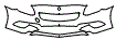 Bumper Kit pattern for the 2020 Mercedes Benz SLC Roadster