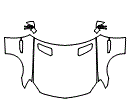 Full Hood, Fender and Mirror Kit pattern for the 2020 Mercedes Benz SLC Roadster