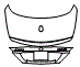 Trunk Lid Kit pattern for the 2020 Mercedes Benz SLC Roadster