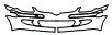 Bumper Kit pattern for the 2008 Mercedes Benz SLK280