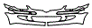 Bumper Kit pattern for the 2008 Mercedes Benz SLK280