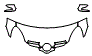 Hood, Fender, Mirror and Grille Kit pattern for the 2008 Mercedes Benz SLK280