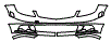 Bumper and Luggage Area Kit pattern for the 2011 Mercedes Benz C300