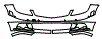 Bumper and Luggage Area Kit pattern for the 2011 Mercedes Benz C300